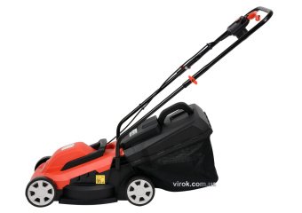 YATO Газонокосарка на 4-х колесах електромережева YATO, 1300 Вт, обрізний діап. Ø= 33 см, ємн.- 30 л