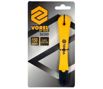 VOREL Шпатель гладильний до силіконів і ущільнювачів , 150 мм, еластичний  | 04360