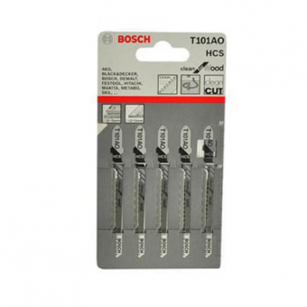 Пилка лобз T101AО BOSCH дер. мелк. зуб кривой рез