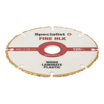 Specialist+ 57-320023 Диск відрізний мультиматеріал Fine HLK 125x22