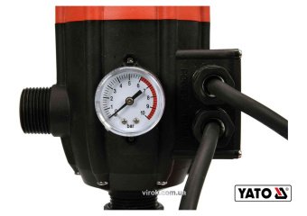 YATO Насос для води поверхневий мережевий YATO: 600Вт, 3100 л/год, макс.висота-35 м, макс.глибина-9 