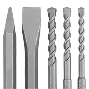 Перфоратор мережевий SDS+YATO P=1100 Вт,удар-4.5 Дж.для свердл до Ø 28мм,коронки до Ø 82мм 3 функції