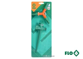 FLO Зрошувач обертовий 3-сторонній на кілку, до шлангу 1/2", ABS-пластик  | 89272