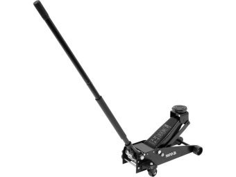 YATO Домкрат гідравлічний підкатний YATO: навантаження- 3 т, межі підйому- 130- 465 мм  | YT-17214