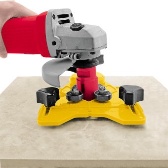 VOREL Напрямний пристрій для свердління в плитках : Ø4-84 мм, кріплення на присосках  | 03960