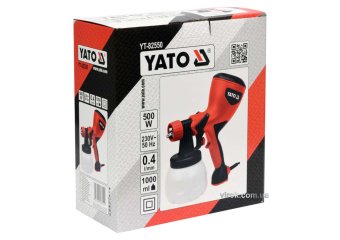 YATO Пульверизатор мережевий YATO : 500 Вт, продуктивність- 0.4 л/хв, бачок- 1 л  | YT-82550