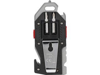 Ліхтар діодний багатофункц 6в1 YATO акумул. Li-Ion 3.7V 350 mA, освітл.- 400/ 200/ 50/ 35 Lm 8 режи