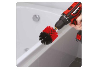 YATO Щітки з нейлоновим ворсом до дрилі YATO : з шпинделем HEX- 1/4", 3 шт  | YT-47553