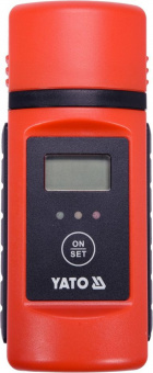 YATO Вологомір електронний для деревини і будматеріалів YATO з макс. глибиною чутлив.- 10 мм  | YT-7