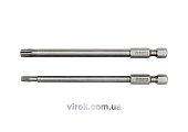 YATO Набір насадок викруткових YATO : "TORX SECURITY" T20/T30, квадрат 1/4", L=100мм. 2 шт.  | YT-04