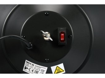 YATO Обігрівач інфрачервоний, підвісн під стелю YATO, ел.-мереж- 230В, 1500Вт, діапаз-12-18м² з пуль