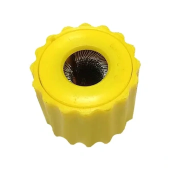 Щетка LESSMANN фитинговая для наружной очистки труб D10 мм, стальная латун. проволока (037.921)