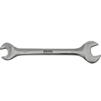 Ключ ріжковий двосторонній Cr-V 30х32мм Berg | 48-117