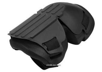 VOREL Наколінники захисні з поліпропіленовою накладкою, чорні  | 74603