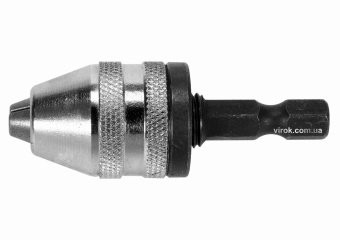 YATO Патрон для дриля YATO : HEX-1/4", Ø=0.5-3 мм, L= 50 мм, металевий  | YT-04644