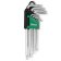 Набор ключей TORX Г-обр. длинных TOPTUL T10-T50 9ед. с отверстием GAAL0919