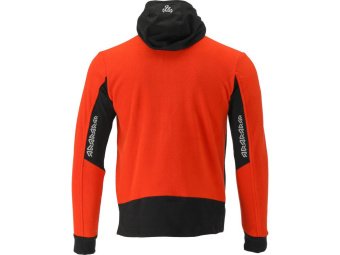 Худі флісовий з поліестеру YATO розмір L, червоно-чорний, 5 кишень [20]