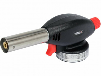 YATO Пальник газовий (бутан) для кухні YATO, з п'єзозапалом, 1,3 кВт, t= 1300 °С  | YG-30105