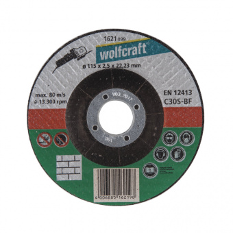 Wolfcraft отрезных дисков (5 шт.) Ø 115 x 2,5 x 22,2 // 1621300