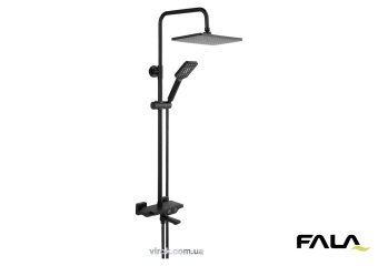 Душовий комплект NOIR 2 FALA: зі штивним і знімним розприскувачами [4]