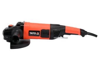 YATO Шліфмашина кутова мережева YATO: P= 2800 Вт, Ø= 230 мм, 6600 об/хв  | YT-82110