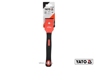 YATO Цикля-скребок з поліпропіленовим корпусом і гумовою ручкою YATO: лезо- 40 мм, l= 220 мм  | YT-7