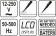 YATO Індикатор напруги YATO контрольний цифровий 12-250 V LCD  | YT-2861