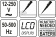 YATO Індикатор напруги YATO контрольний цифровий 12-250 V LCD  | YT-2861