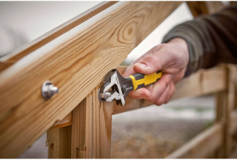 STANLEY 0-90-947 Ключ разводной 20 Х 150мм "MaxSteel" (блистер)