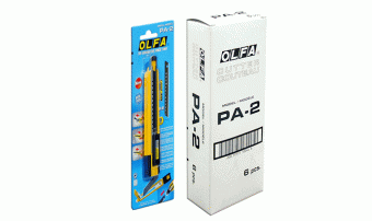 Нож OLFA PA-2; лезвие 9 мм; механизм автоматической замены (до 5 лезвий) и фиксации