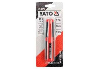 YATO Знімач ізоляції YATO, L=125 мм  | YT-2274