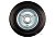 VOREL Колесо з чорної гуми ; Ø= 125 мм, b= 33 мм, навантаж.- 100 кг  | 87453