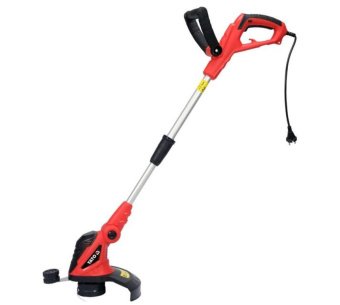 YATO Газонокосарка ручна, від електромережі- 230 В YATO, 550 Вт, шир. покосу- 30 см, жилка Ø= 1,6 мм