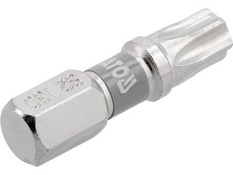 Насадка викруткова YATO TORX T30 х 25 мм. HEX 1/4", покрита нікелем, 2 шт.[10]