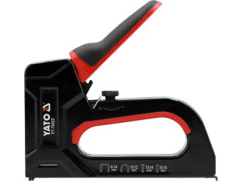 Степлер з регулятором сили YATO Скоби типу: 53П, 140П, 28U, цвяхи тип: 300 Т, 500 І, 6 функцій [6]
