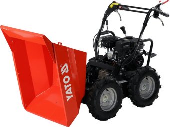 Самоскид-міні бензин. YATO P= 4.1 кВт, двиг- 196см3, вантажопід- 300кг, швидк.- 3,6 км/год бак- 3,6л