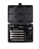 KING TONY Молоток пневматический с набором зубил 3200уд/мин | 5H210BP01