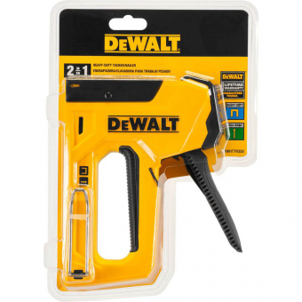 DeWALT Степлер "Heavy Duty" для скоб типу "G" 6-14мм, цвяхів типу "J" 12, 15мм.