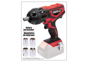 YATO Гайковерт ударный аккумуляторный YATO YT-82805