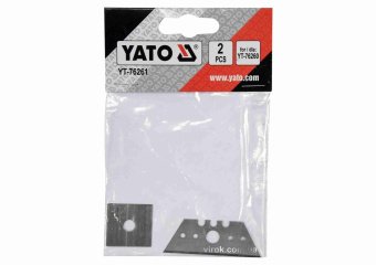 YATO Леза змінні до рубанка по г/к плитах YT-76260 YATO: трапеційне- 53х18х32 мм, квадрат- 23мм, 2шт