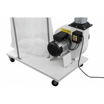 Витяжна устатковина JET DC-1200K-T : 400В, 1,5 (1.05) кВт; продукт.-1200м³/год,порох.збірV=150 л(2М)