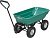 FLO Візок присадибний на 4 колесах з поворотним важілем, корито- 87х 47х 20 см, ручка- 80 см, 150 кг