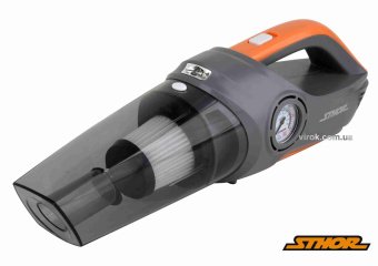 STHOR Порохотяг автомобільний : 12В, 80Вт, фільтр HEPA, з компресором 120Вт,1МПа, 20л/хв+сумка | 829