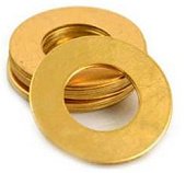 Шайба плоская латунная Din 125 M3 (уп 1000 шт.)