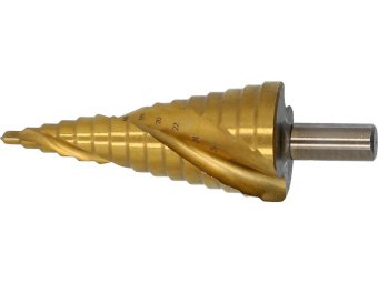 Свердло конічне ступінчасте по металу YATO: 15 ступен.Ø= 4-32 мм, L= 100/75 мм, для макс. товщ.- 4мм