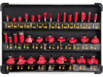 YATO Фрези по дереву YATO : Набір 35 Шт.  | YT-6803