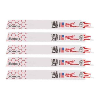 MILWAUKEE Полотно для шабельних пил TORCH, 230/2,5мм, (5шт), (метал)