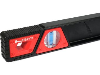 Рівень ударостійкий з магнітами YATO: L= 80 см. 3 капсули в алюмінієвому корпусі, 2 ручки [20]