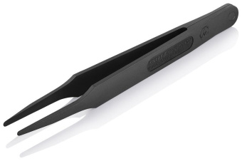 KNIPEX Пинцет для прецизионных работ пластик ESD, black 01 | 92 09 01 ESD