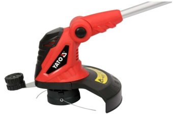 YATO Газонокосарка ручна, від електромережі- 230 В YATO, 550 Вт, шир. покосу- 30 см, жилка Ø= 1,6 мм